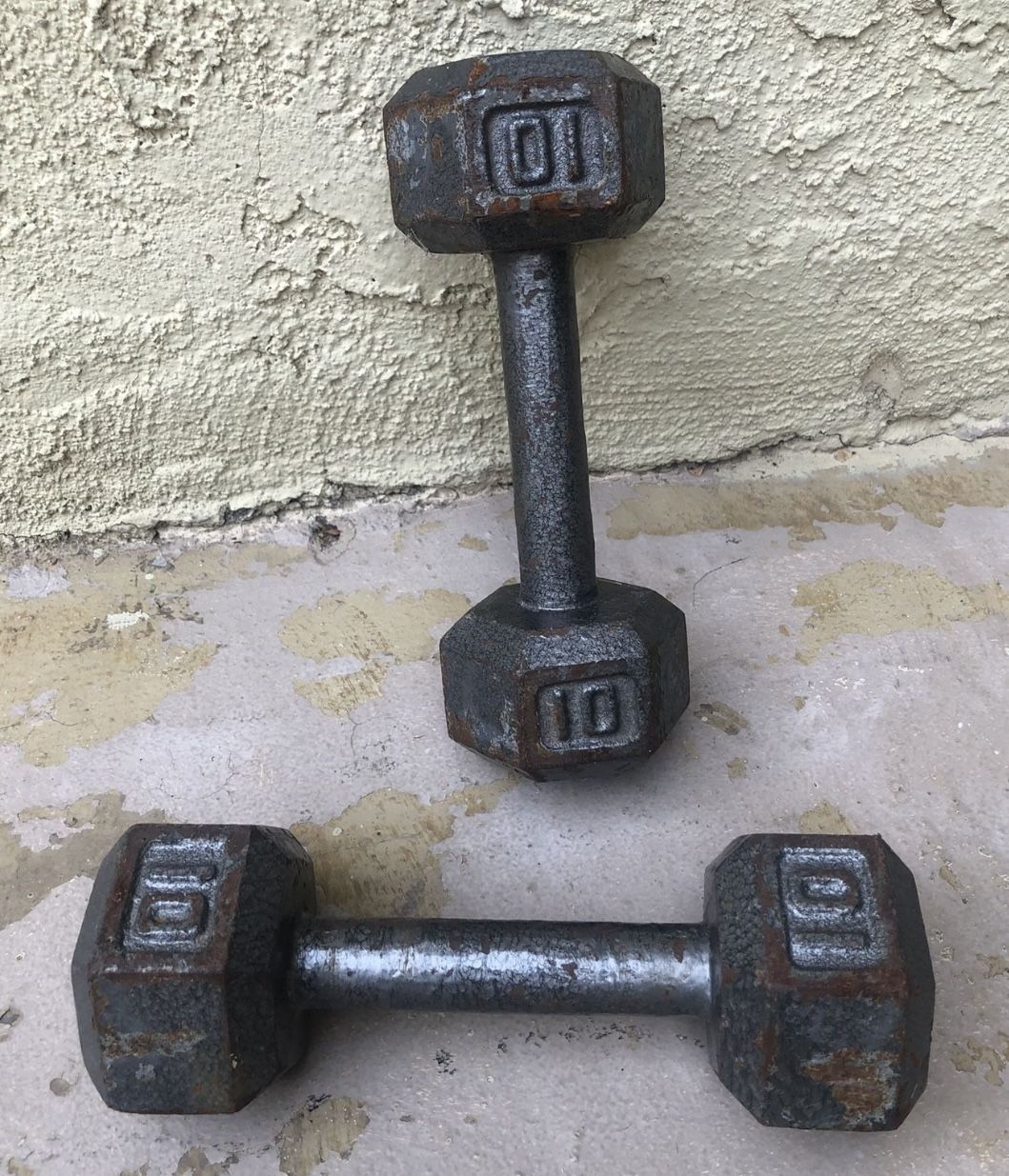 Pair Of 10lbs Dumbbells