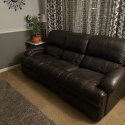 Real Leather Couch 