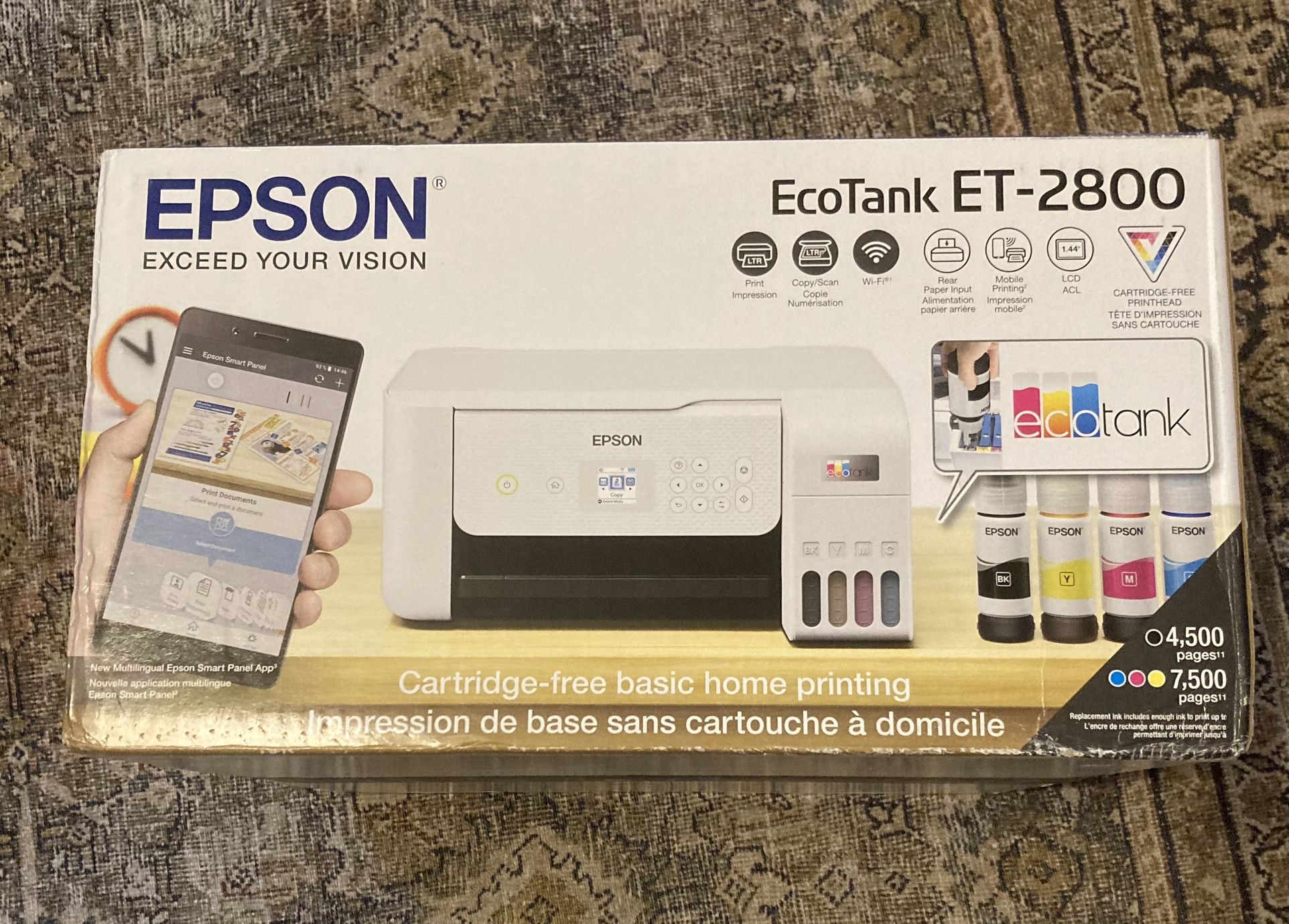 NEW Epson EcoTank Printer +Copy & Scan!
