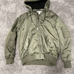 Hooded Bomber Jacket