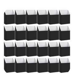 NEW Black Magazine File Holders (24-Pack)