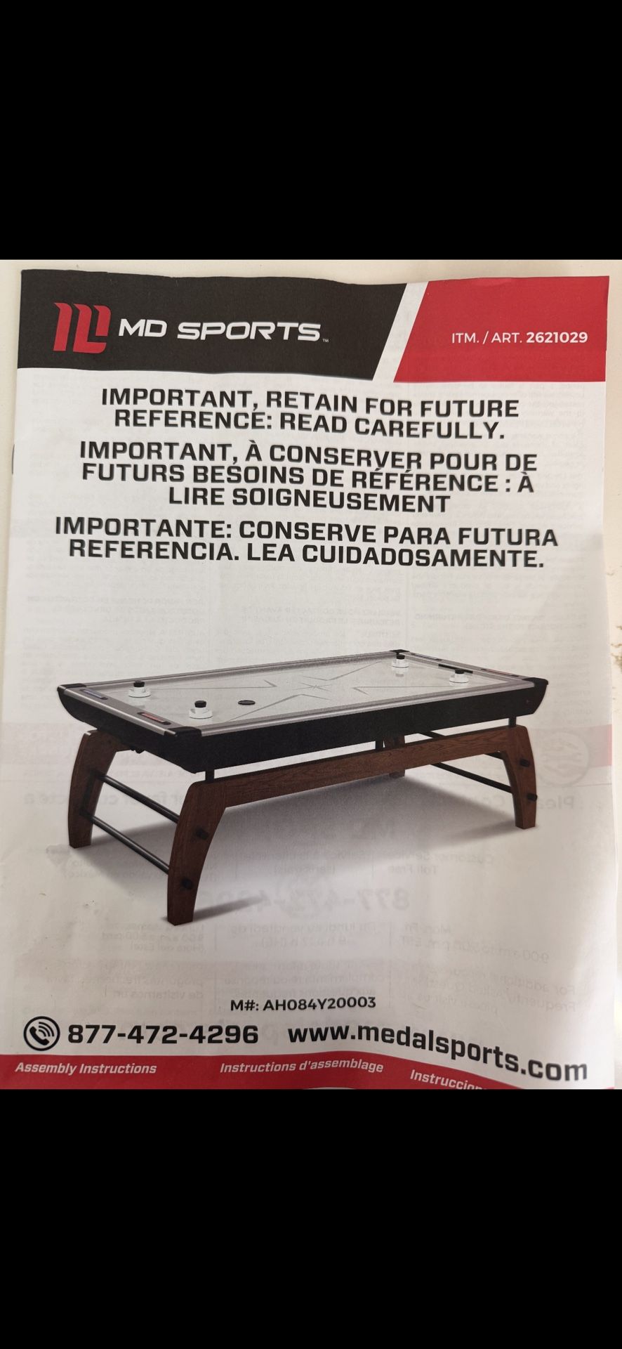 Air Hockey Table And Accessories