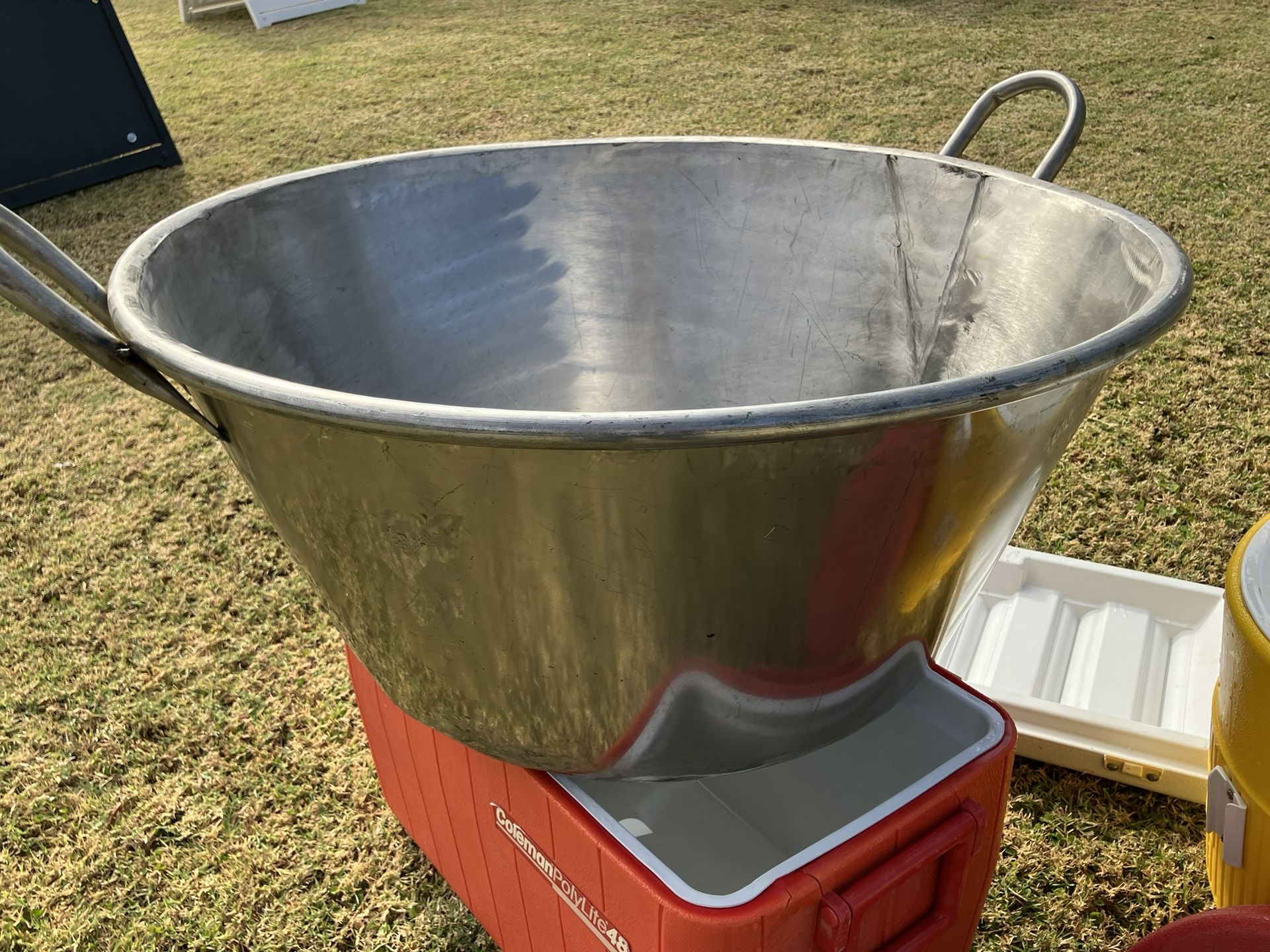 Commercial Grade Cazo Para Carnita Caso / Stainless Steel Fryer Bowl