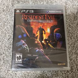 Resident evil operation raccoons city PS3