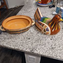 Deep Dish Chicken Decoration 