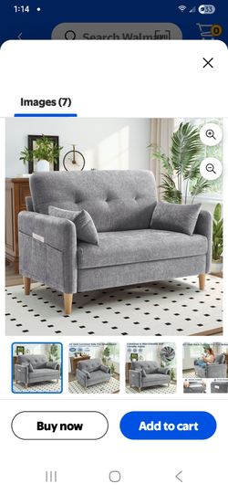 Small love seat Gray