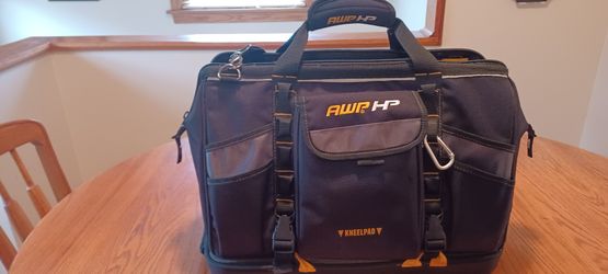 AWP- HP Sturdy Tool Bag With Built-in Knee Pad