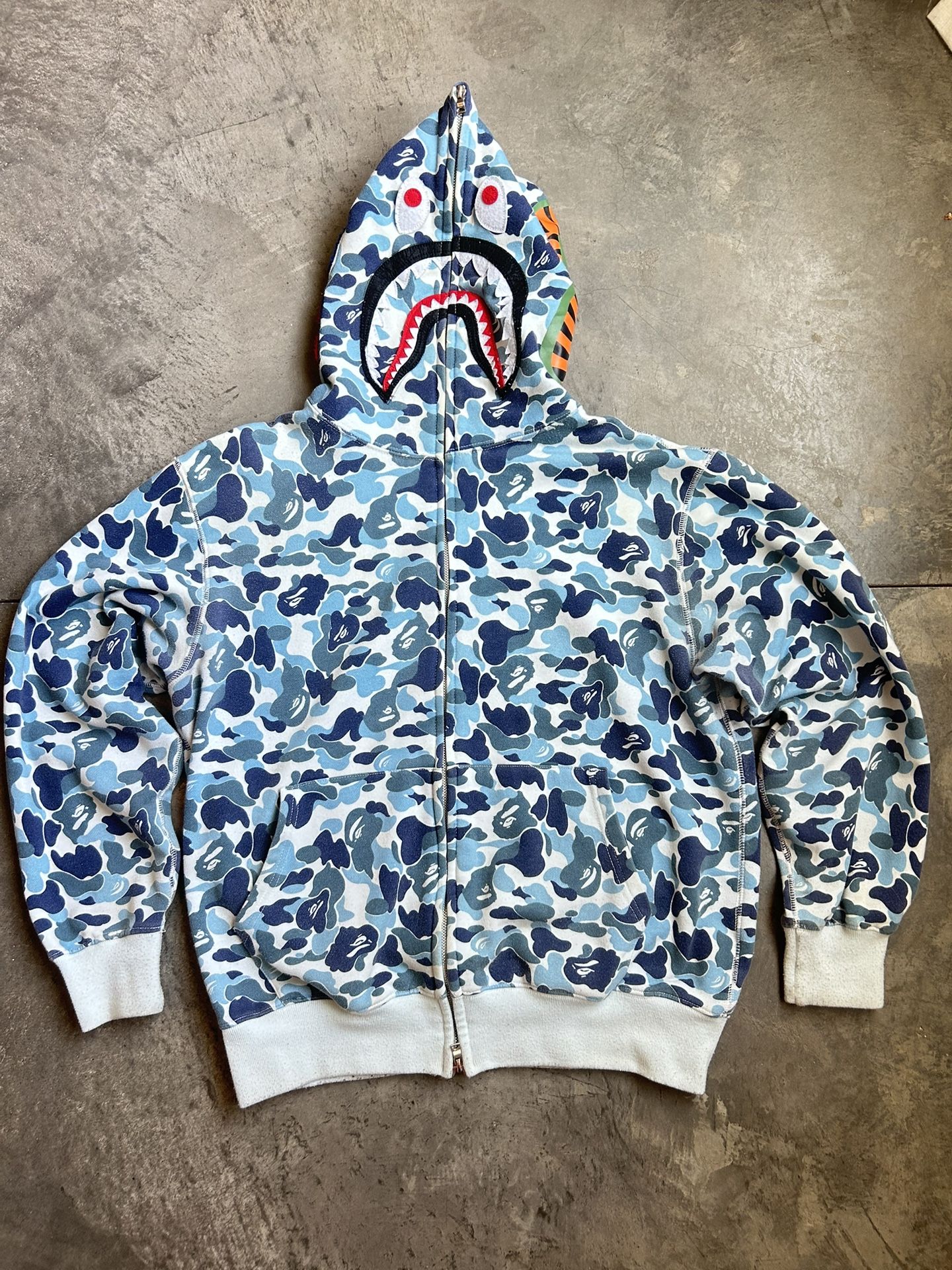 Bape ABC Camo Shark Full Zip SIZE M