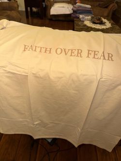 Faith over fear shirt sz XL