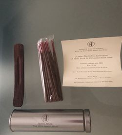 Miami Beach Astor Hotel 10 year Anniversary Gift and Invitation