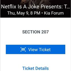 Netflix Tom.Segura  KIA FORUM May 9th
