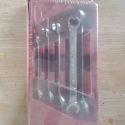 Snap on 5 piece double end flare nut wrench set