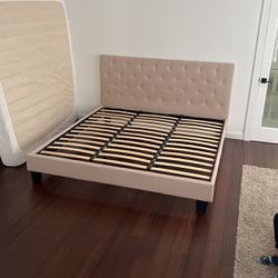 King Size Bed 79” x 85” For Bedroom