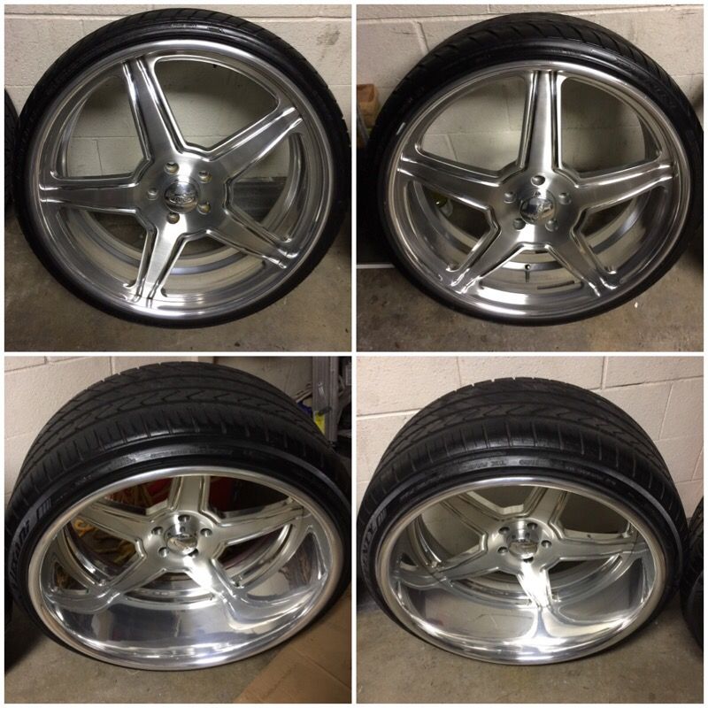 Intro Wheels 24s 24x9 & 24x12 5x5 bolt pattern