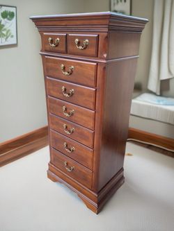 TALL SOLID WOOD DRESSER
