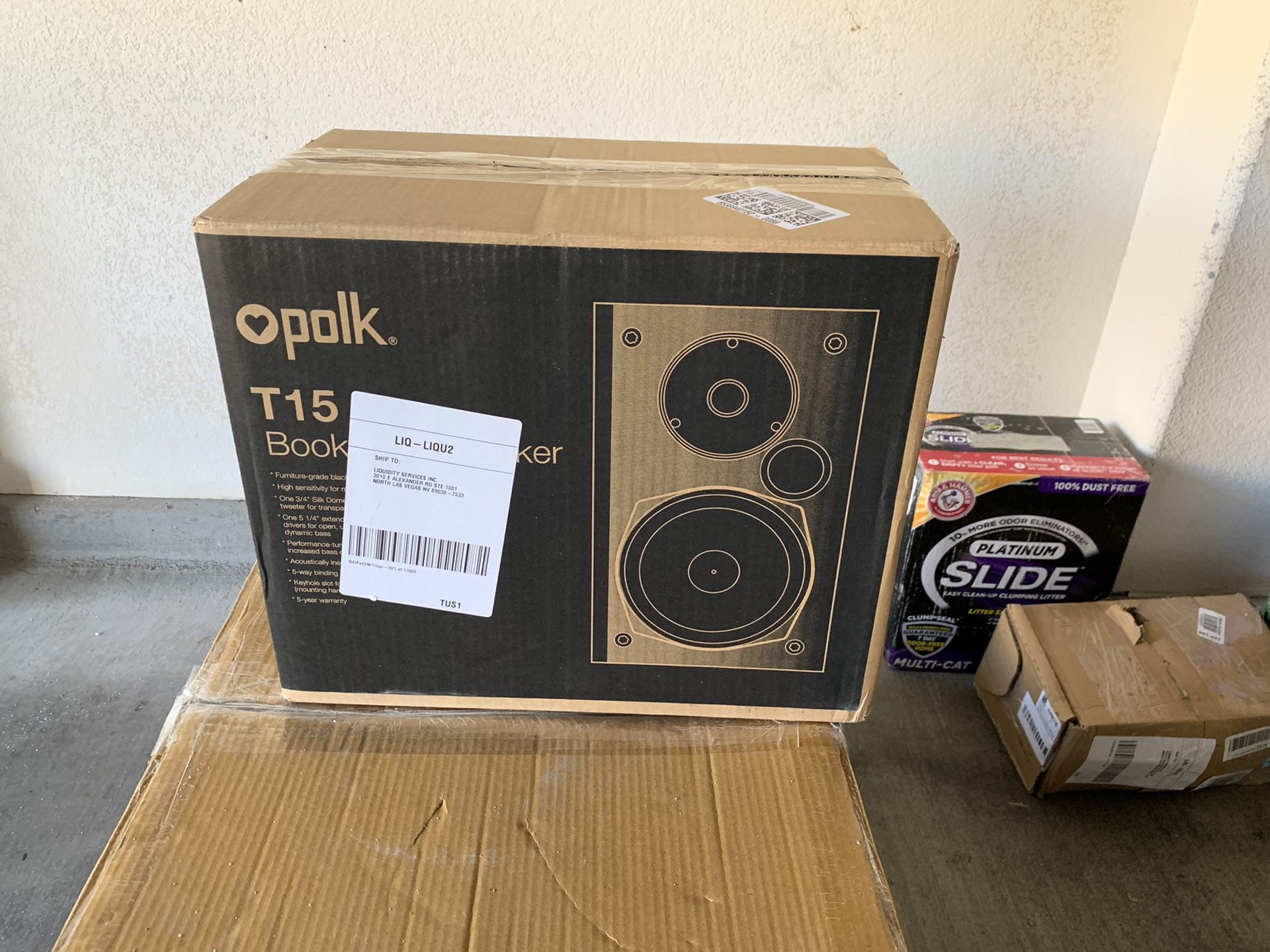 Polk audio t15 bookshelf speakers new music & home theater