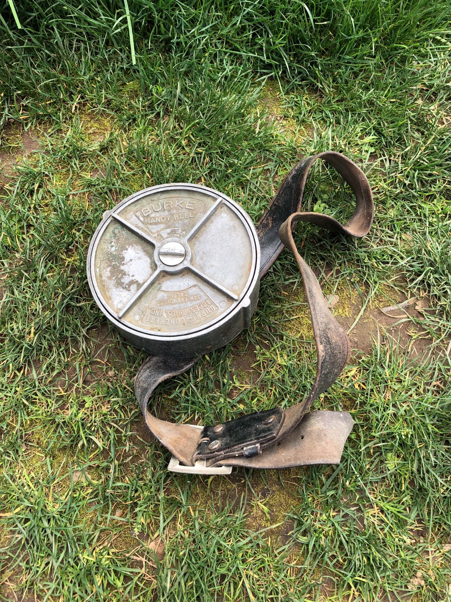Burke handy reel tie wire reel antique