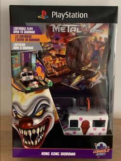 brand new sealed twisted metal 2 diorama playstation
