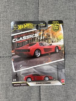 Hot Wheels Ferrari Testarossa Premium – $13