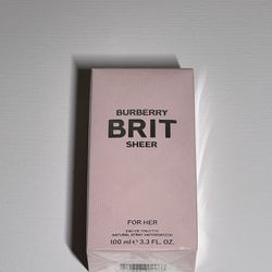 Burberry brit sheer 3.3oz perfume