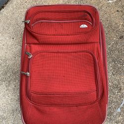 Red Travel Bag 18x14  Inches