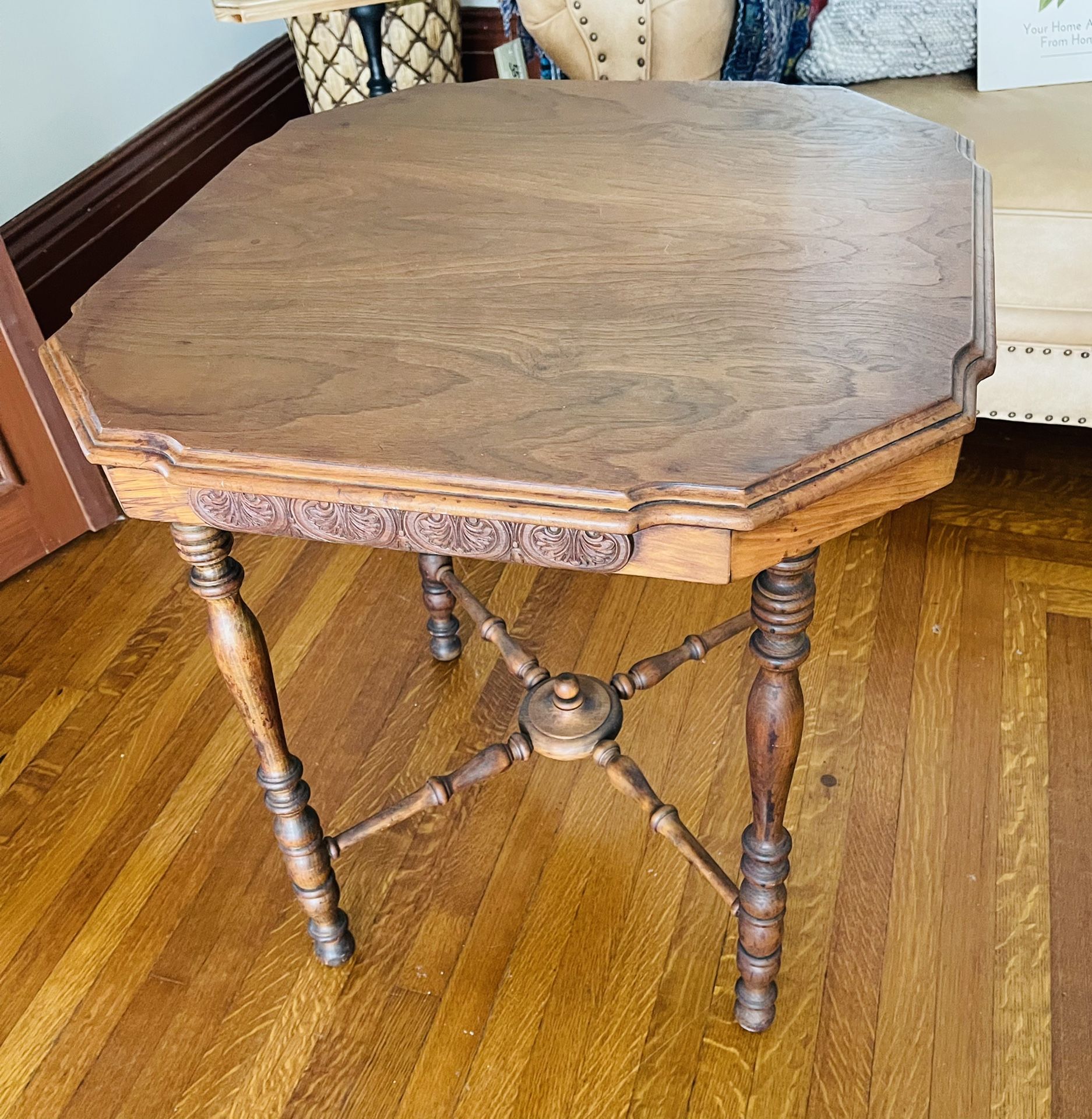 Antique Large Decorative Side Table