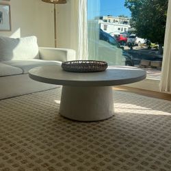 Leanne Ford Concrete Coffee Table. Create And Barrel 