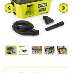 Ryobi One+ 18v Link* Shop vac 3 Gallon