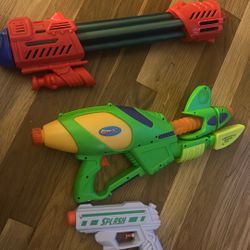 water guns. 