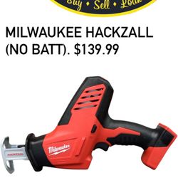 Milwaukee HACKZALL (no Bat)