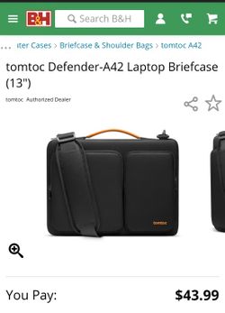Tomtoc Briefcase 13" MacBook Or Similar