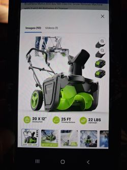 Steelite Electric Snow Blower with Batteries