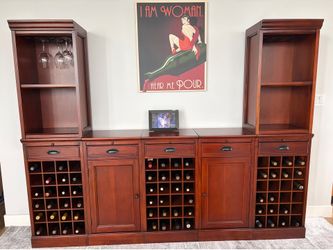 Pottery Barn Modular Wine Cabinet