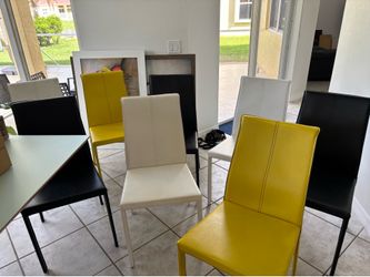 Set of nine chairs