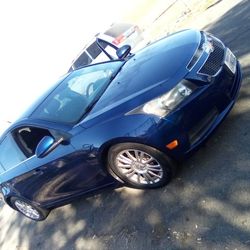 Car Blue Chevrolet Cruze Eco