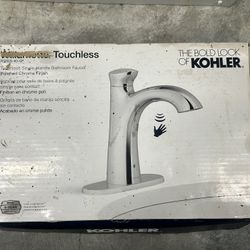 KOHLER Willamette Motion Sensor Touchless Single Hole Bathroom Faucet K-R32929
