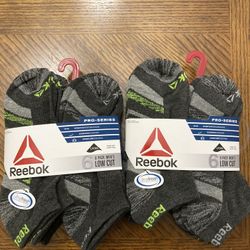 NWT Reebok Men’s Low Cut Socks 12 pairs 