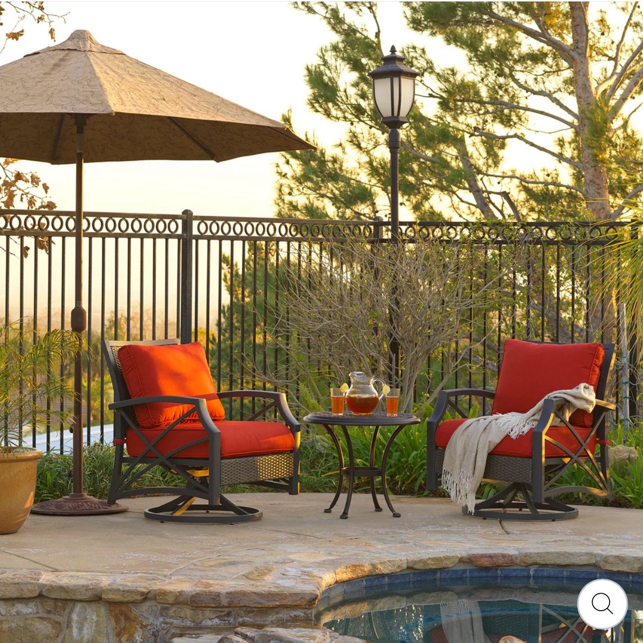SERENITY RATTAN WICKER SWIVEL CHAIR