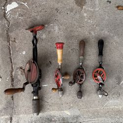 Vintage Hand Drills (4)