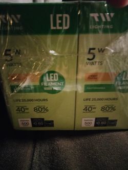 TW Lighting 5w LED BULB 6PK