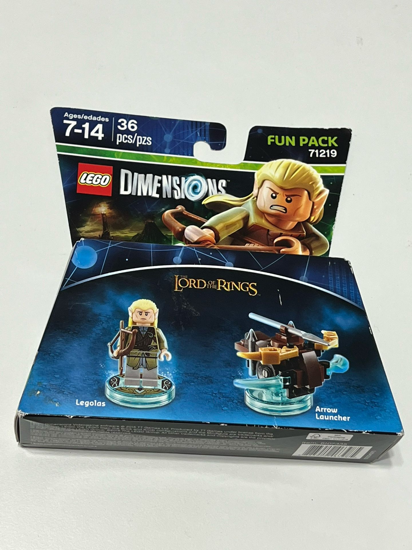 Lego Dimensions Lord Of The Rings 71219 Legolas