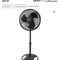 Lasko  16 “ Oscillating Multi-purpose Pedestal Fan 