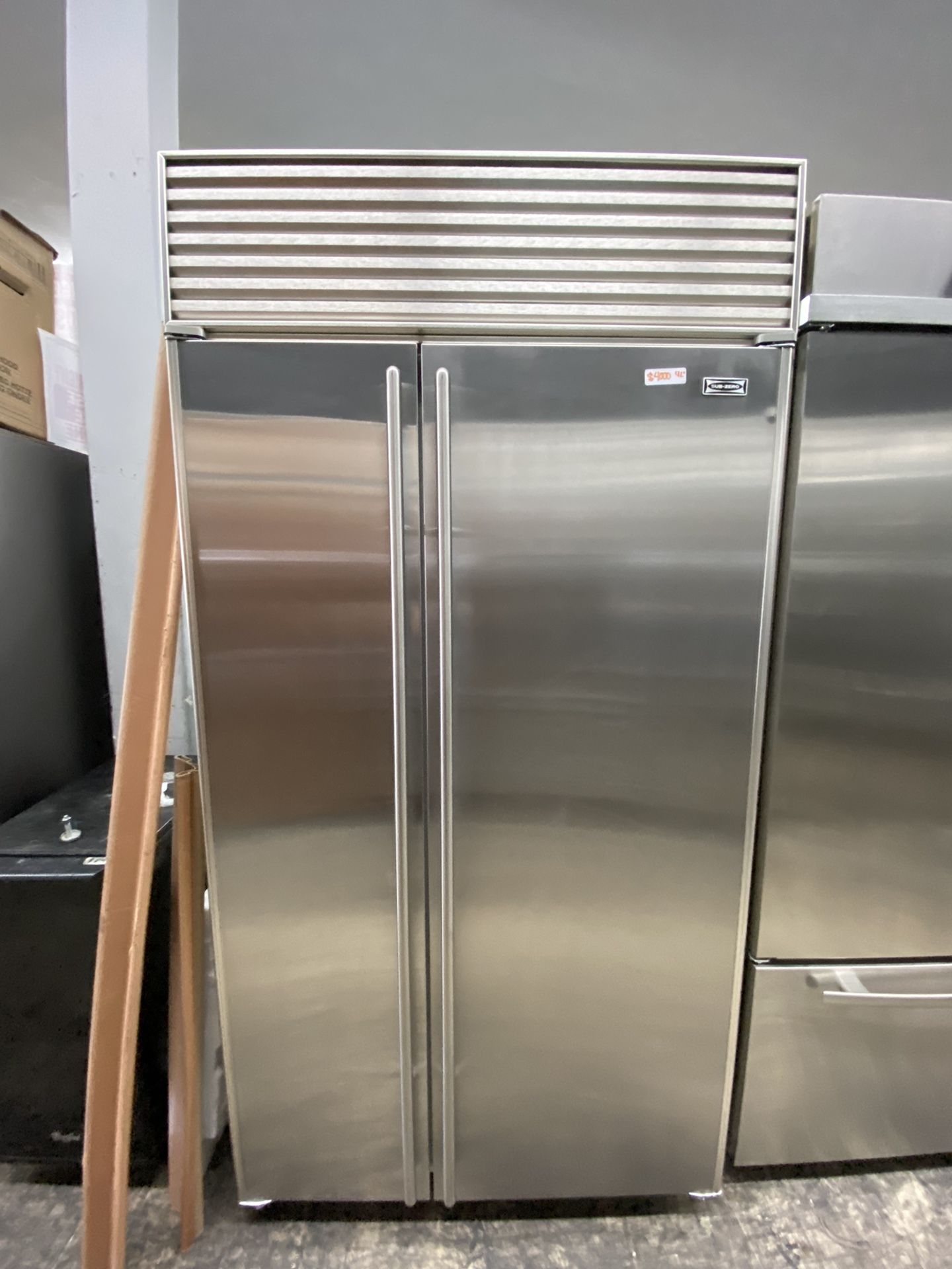 Stainless Steel Sub Zero Built In 42 Inch Refrigerator Used