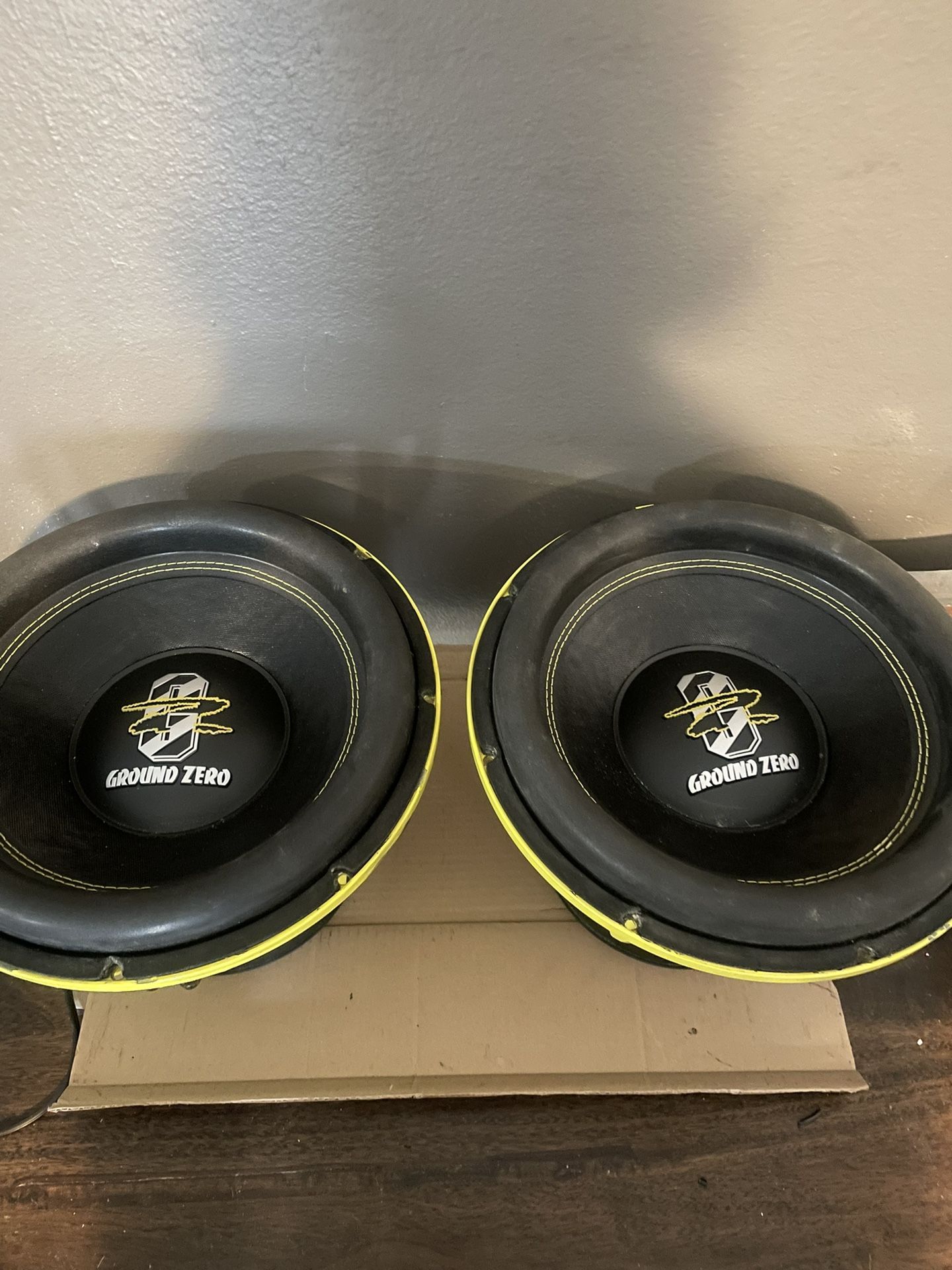 2 Ground Zero 12 Inch High Excursion Spl Subwoofers for Sale in