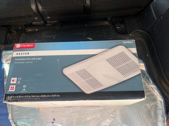 New fan light with heater for bathroom