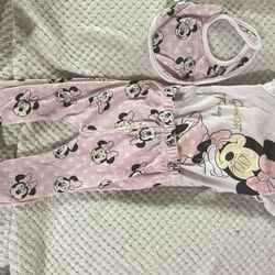 Disney Minnie Mouse 2 Piece Outfits 