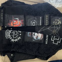 Rammstein Metal Battle Jacket Size M