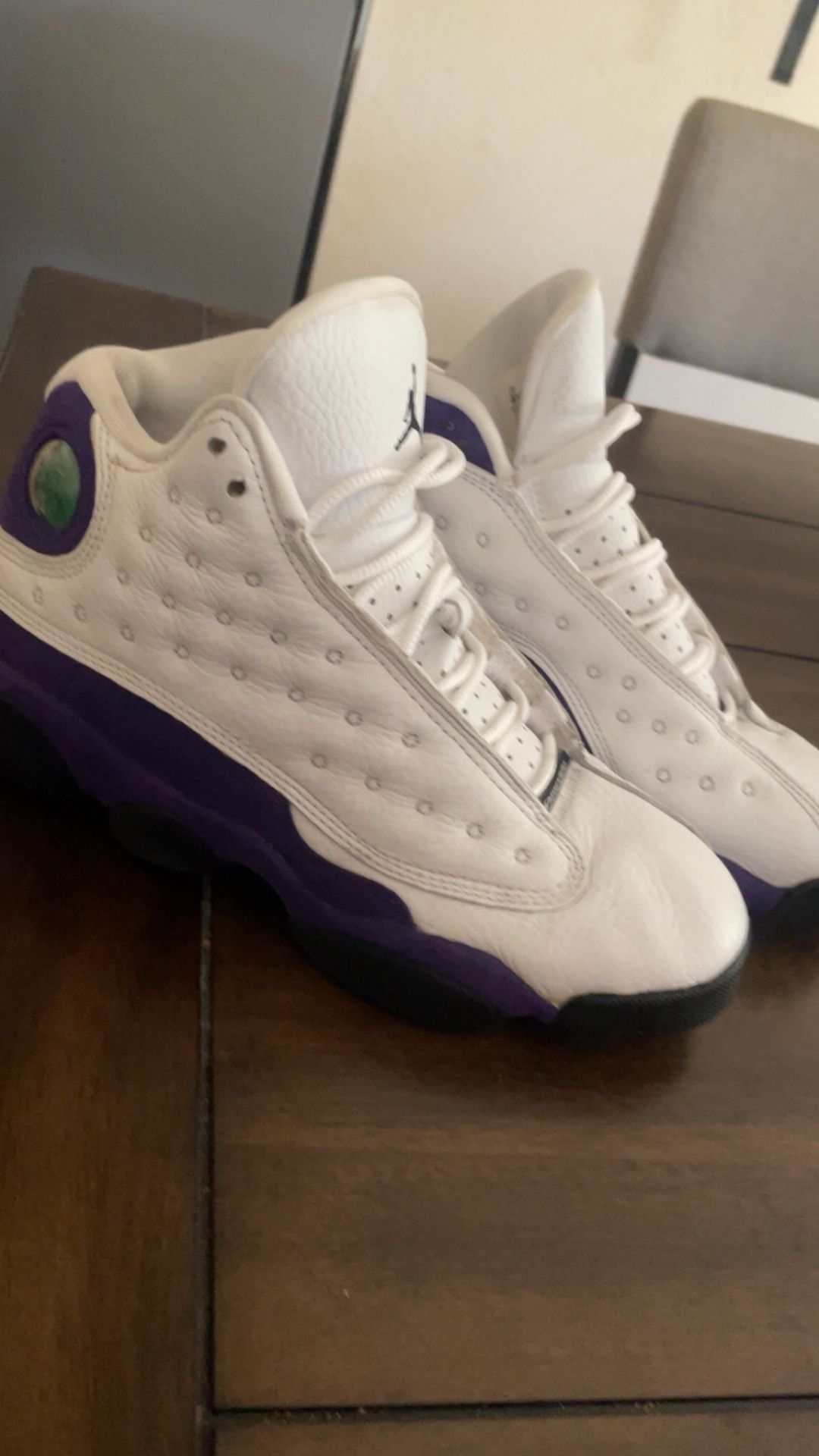 Air Jordan 13 Retro GS lakers 