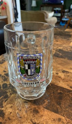 Edelherb Pils Vintage German Pilsner dimpled beer glass mug 0.5L