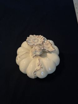 Ceramic Pumpkins -  5 Pumpkins - OBO